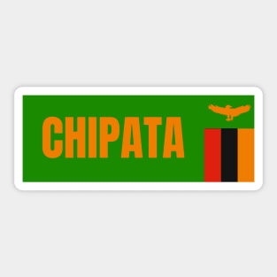 Chipata City in Zambian Flag Sticker